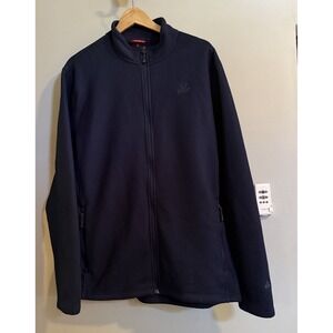 Gerry Jacket Sweater Knit Fleece Zip Up Mock Neck Men's XXL